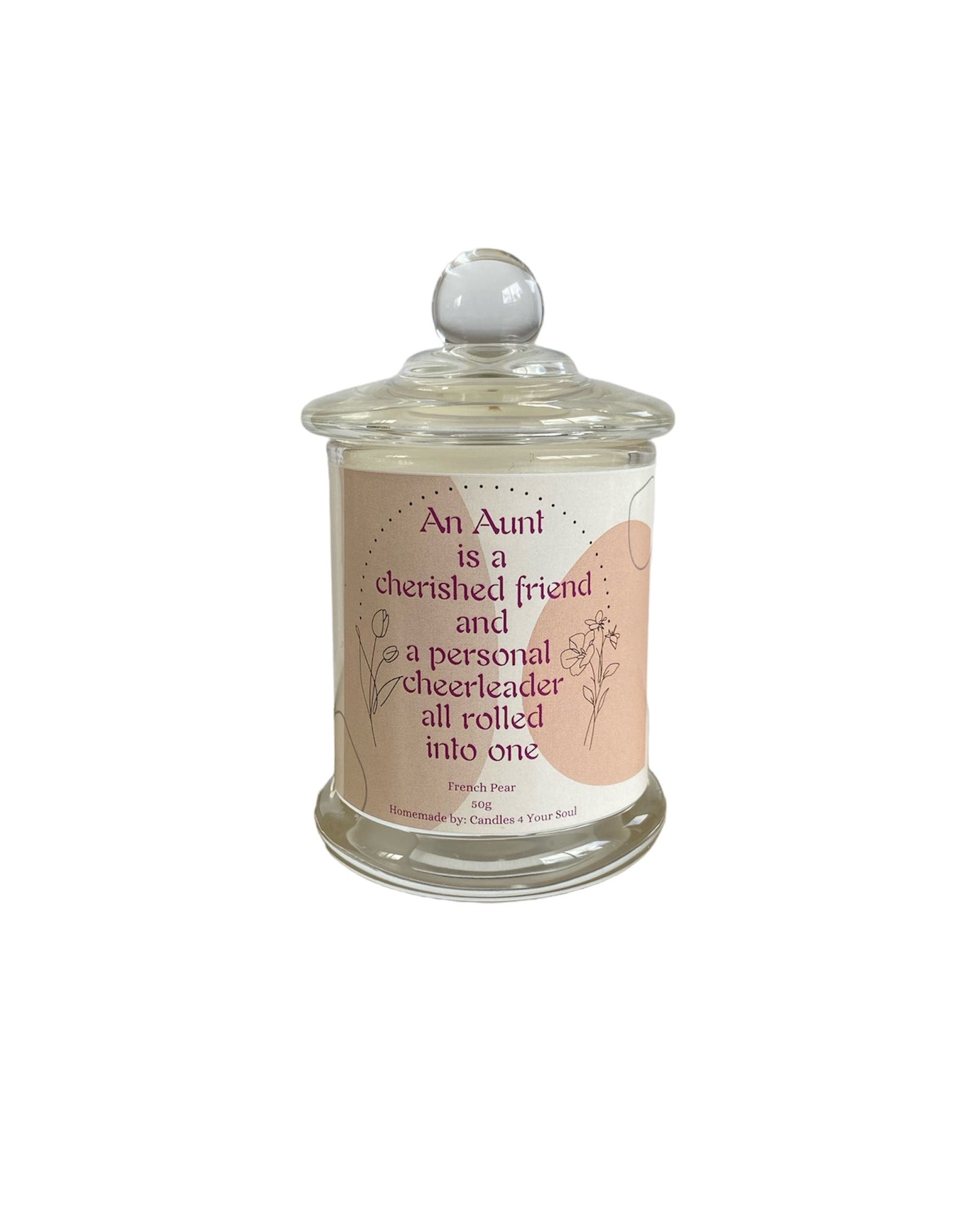 Auntie Themed Candle Gift Box Set