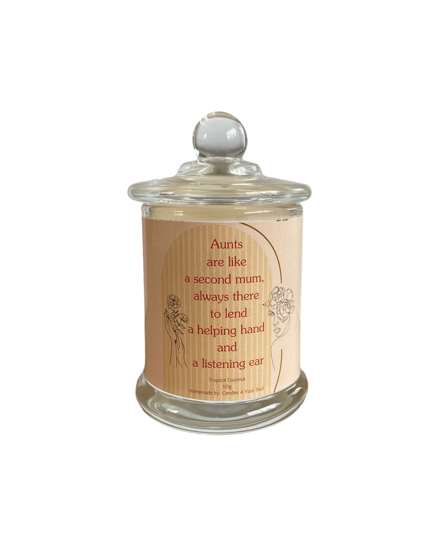 Auntie Themed Candle Gift Box Set