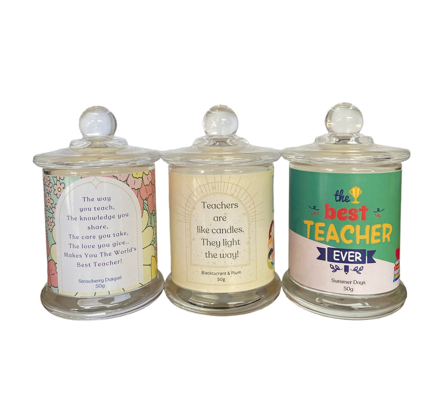 Teachers Themed Candle Gift Box Set