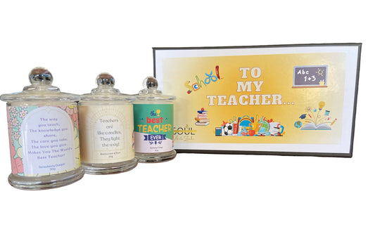 Teachers Themed Candle Gift Box Set